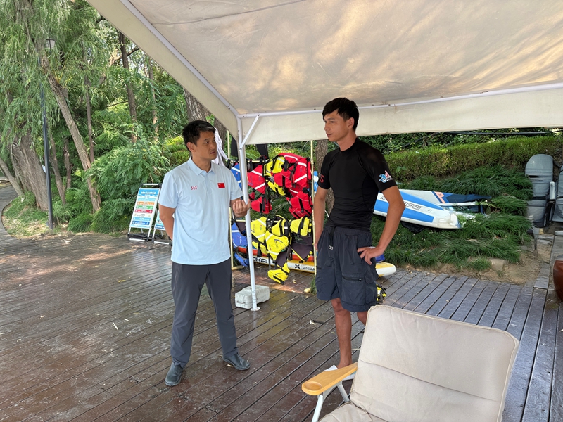 深化体教融合 拓宽实训渠道 —— 体育学院赴飞帆水上运动俱乐部开展校企合作交流